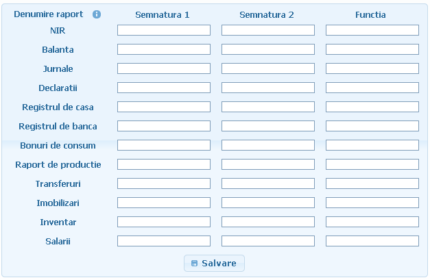  Semnaturi rapoarte